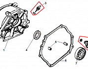 5 ДЕТАЛИ ДВИГАТЕЛЯ - БЛОК - СВЕЧА - ГОЛОВКА - КЛАПАНА - ПРОКЛАДКИ GG7501E ГЕНЕРАТОР CHAMPION