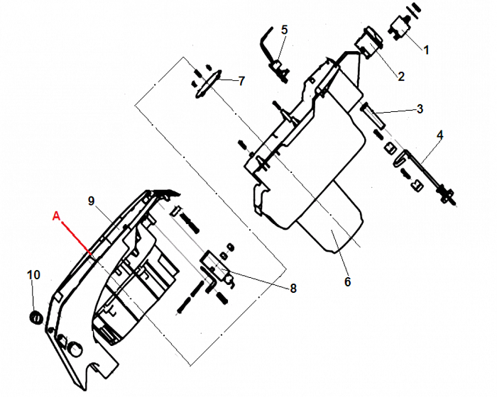 3 ВЫКЛЮЧАТЕЛЬ ИЗМЕЛЬЧИТЕЛЬ ЭЛЕКТРИЧЕСКИЙ CHAMPION SH250  | ремонт | в СПБ