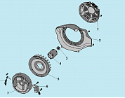 6  | Крышка картера | Запчасти для генератора чемпион | GG7501E | обновлена   | Поставка по России | Сервис - Магазин