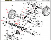 5 КОЛЕСА - ШЕСТЕРНИ | СНЕГОУБОРЩИК CHAMPION ST1376E |Запчасти по России | СПБ