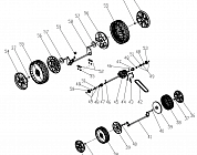 2 КОЛЕСА - РЕМЕНЬ - РЕДУКТОР | Запчасти для газонокосилки чемпион | LM5346E обновлена с 02.07.2019  | Сервис - Ремонт |