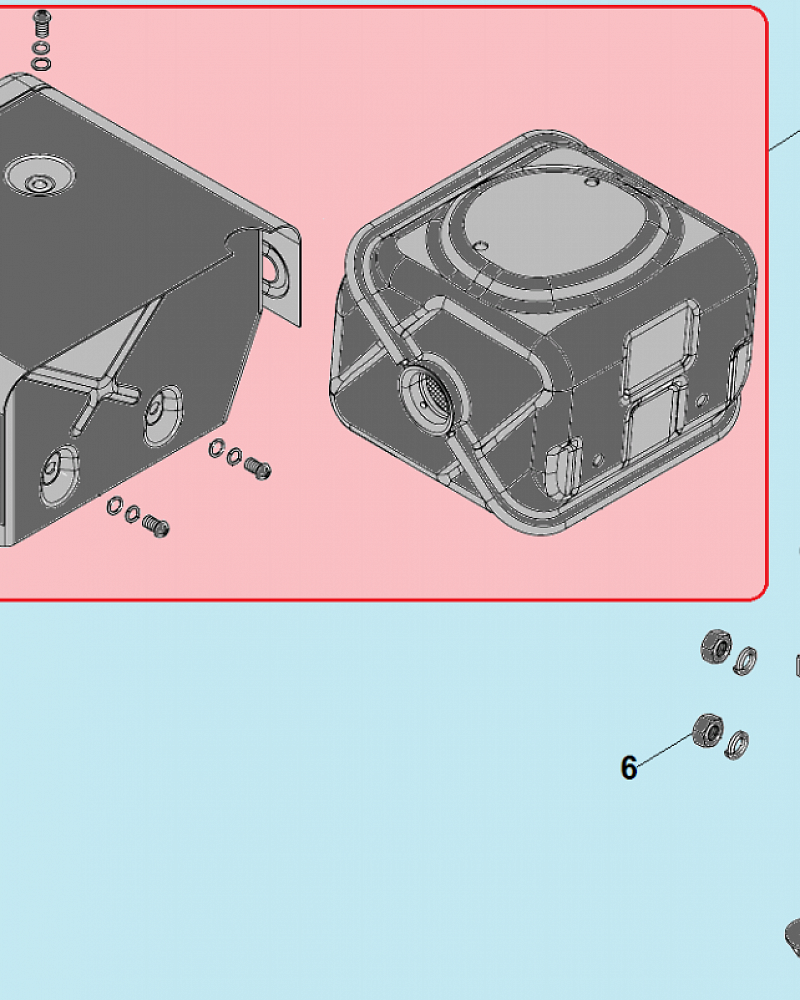 12 ГЛУШИТЕЛЬ МОТОПОМПА CHAMPION GP100E  | ремонт | в СПБ