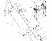 4 | ТРОС - РУЧКА | Запчасти для газонокосилки чемпион |  LM4627  после 2019 года |  после номера s/n 32031902401 | Поставка по России | Сервис - Ремонт