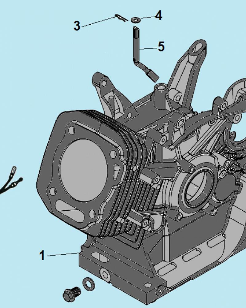 4 ЦИЛИНДР МОТОПОМПА CHAMPION GP100E  | ремонт | в СПБ