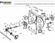6 РЕДУКТОР - ШЕСТЕРНИ | СНЕГОУБОРЩИК CHAMPION ST656BS |Запчасти по России | СПБ с Двигателем BRIGGS & STRATTON