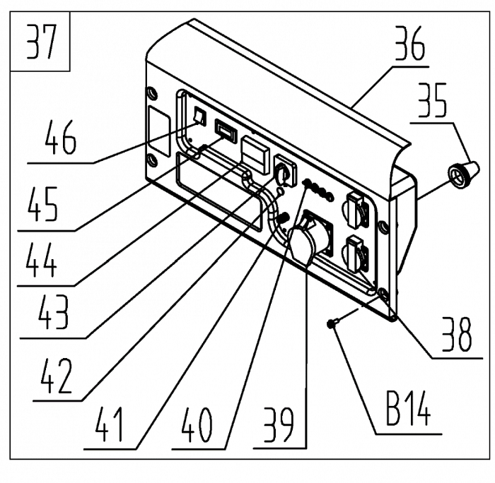 3  | Панель  | Запчасти для генератора чемпион | GG6500-3  | Поставка по России | 