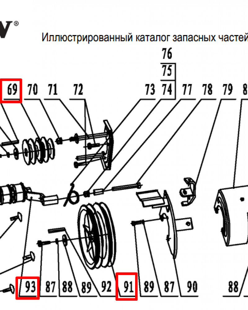 2  | РЕМЕНЬ - ШКИВ  | Запчасти для культиватора, мотоблока чемпион |  BC8813  | Поставка по России |