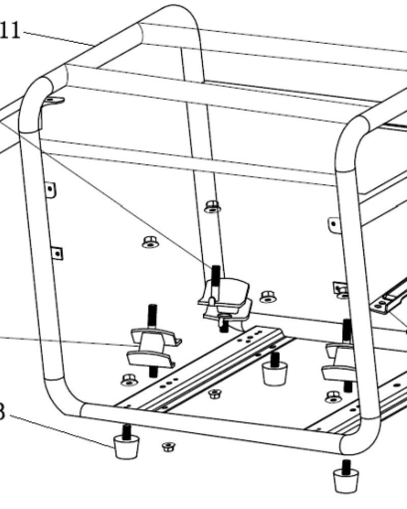 4  | Опора (виброизолятор) двигателя  | Запчасти для генератора чемпион | GG2300| Сервис - Магазин |