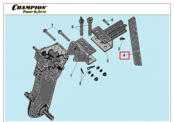 5  | СОШНИК | Запчасти для культиватора, мотоблока чемпион |  BC8724  | Поставка по России | 