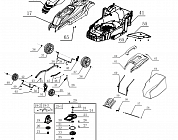 2 | РЕМЕНЬ - НОЖ - АДАПТЕР - ЭЛЕКТРОДВИГАТЕЛЬ - КОЛЕСА - ТРАВОСБОРНИК | Запчасти для газонокосилки чемпион ЕМ3313  | обновлена с 22.09.2021 года | Сервис - Магазин |