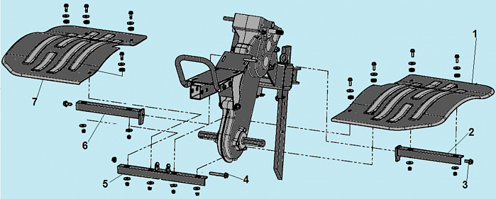 6 КРЫЛЬЯ КУЛЬТИВАТОР CHAMPION ВС7714  | ремонт | в СПБ