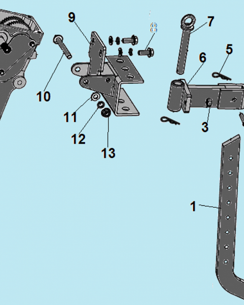6 ШПОРА КУЛЬТИВАТОР CHAMPION ВС7713  | ремонт | в СПБ