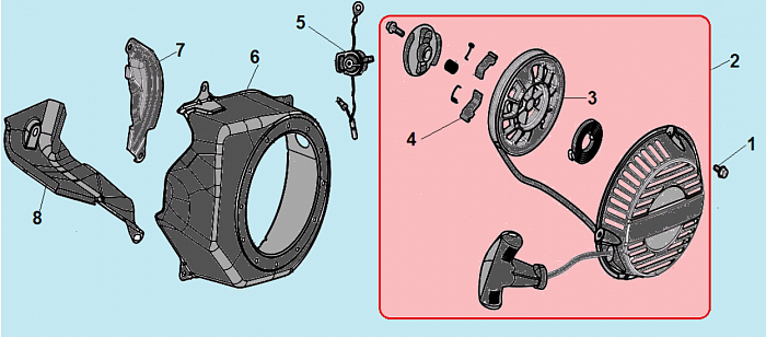 11 СТАРТЕР КУЛЬТИВАТОР CHAMPION ВC6712  | ремонт | в СПБ