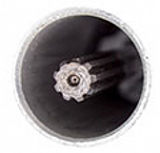 штанга для мотокос цельная с валом (152 см, 28 мм, 9 зубьев)