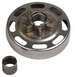 Барабан-зв. для HUSQVARNA Аналог 135, 135E, 140, 140E 3, 8"-6T, с подшипником