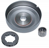 Звездочка ведущ. 3/8"-7Mini (St 021,023,025,180) съемный венец+подшипник